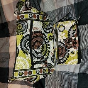 Vera Bradley Purse & matching Wallet